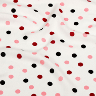 Ткань Штапель 90 г/м? 100% вискоза шир.145 см арт.TBY.Vi.pr.E646.4 цв.04 белый рул.25м