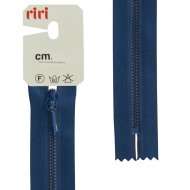 30105_Молния металл крашеная неразъёмная, слайдер Tropf, 3 мм,20 см, цвет 2626, кобальт синий