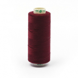 Нитки Dor Tak бытовые 40/2 полиэстер 366м цв.597 бордовый
