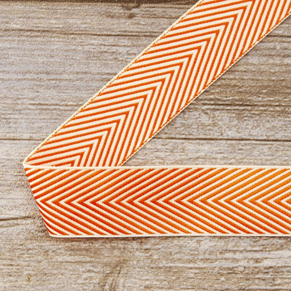 109307_Лента жаккард SAFISA, 25 мм, 25 м, цвет 02