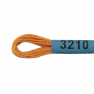 Нитки для вышивания Gamma мулине (3173-6115) 100% хлопок 24 x 8 м цв.3210 т.бежевый