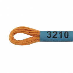 Нитки для вышивания Gamma мулине (3173-6115) 100% хлопок 24 x 8 м цв.3210 т.бежевый