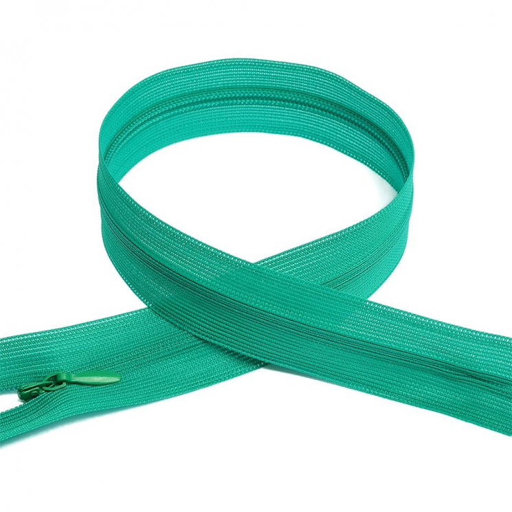 Молния MaxZipper пласт. потайная №3 20см н/р цв.F236 зелёный уп.50шт