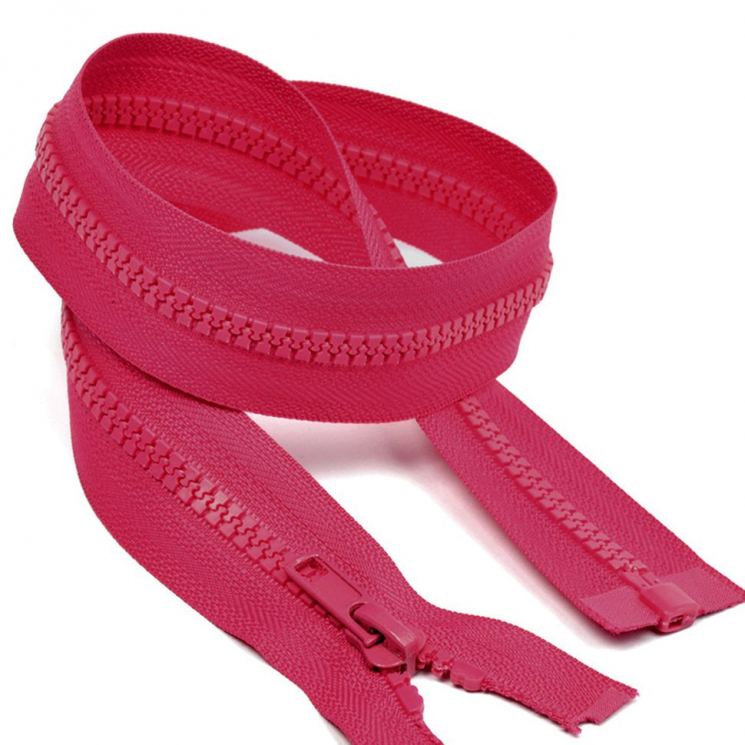 Молния MaxZipper трактор №5 1 замок усил.зв., 85см, цв.F145 малиновый уп.50шт