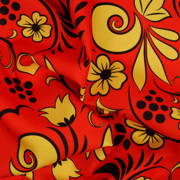 Ткань Габардин 140 г/м? 100% полиэстер шир.155 см арт.T.4000.25 цв.красный рул.25м