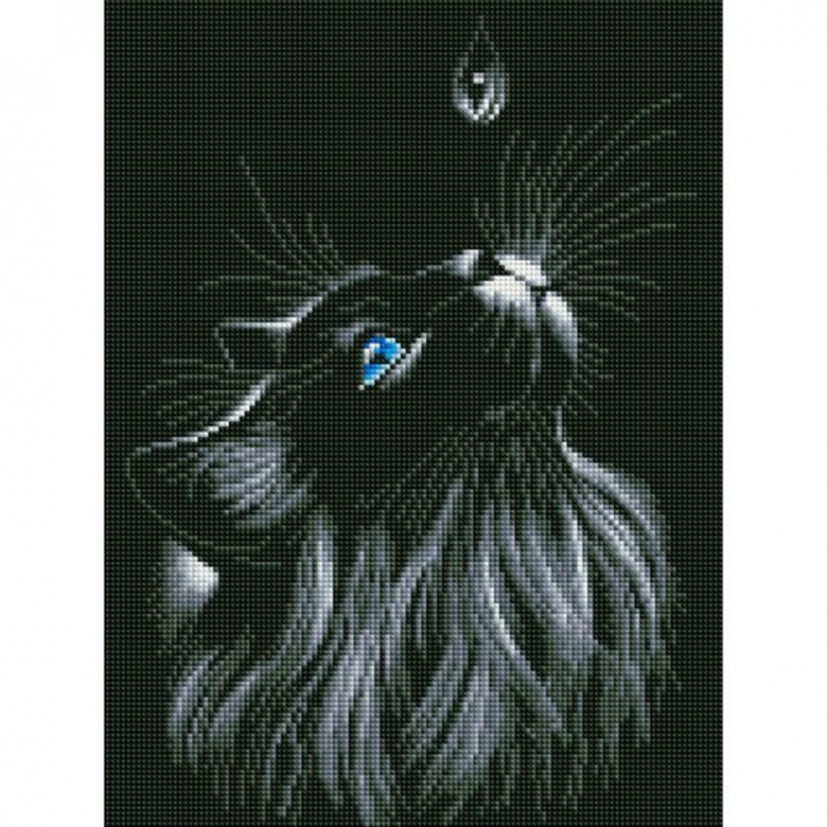 Набор Белоснежка для изготовления картин со стразами на подрамнике арт.БЛ.916-GT-S Капля 30х40см