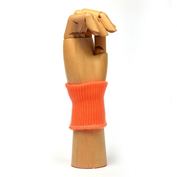 Манжеты 6,5х8 см 100% ПАН арт.МРД: 32/2 рапорт 2х1 плетение ластик цв. 510/1 апельсин 10 пар