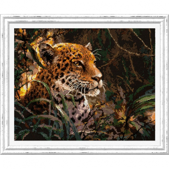 Набор для вышивания ЧУДЕСНАЯ ИГЛА арт.63-06 Ягуар 40х32 см