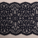 Кружево-стрейч KRUZHEVO арт.TBY.L1189 шир.195мм цв.003 черный уп.25м