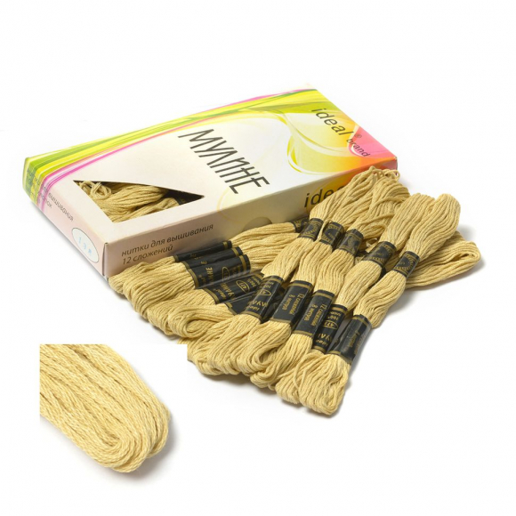 Нитки мулине IDEAL арт.ТВ (100% хлопок) 24х8м цв.473 Нитки мулине IDEAL арт.ТВ (100% хлопок) 24х8м цв.473