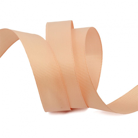 Лента Ideal репсовая в рубчик шир.20мм цв. 813 пудровый уп.27,42м