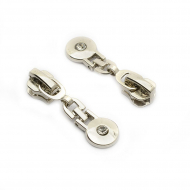 Замок MaxZipper автомат М#5 арт.TBT1315 цв. никель уп.10шт