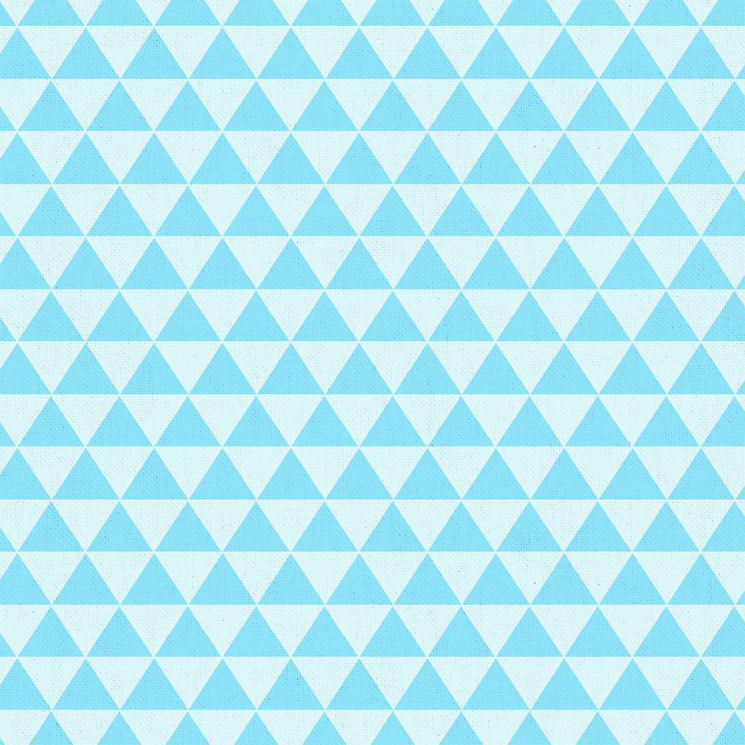 Ткань для пэчворка PEPPY Бабушкин Сундучок 140 г/м? 100% хлопок цв.БС-44 треугольники голубой уп.50х55 см