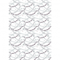 Ткань для пэчворка PEPPY Новогоднее Волшебство 135 г/м? 100% хлопок цв.НВ-18 белый уп.50х50 см