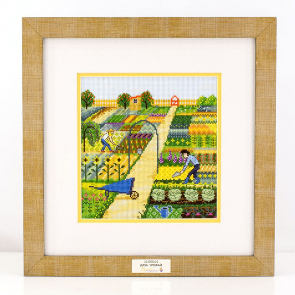 99020_Вышитая картина "Дача. Урожай"