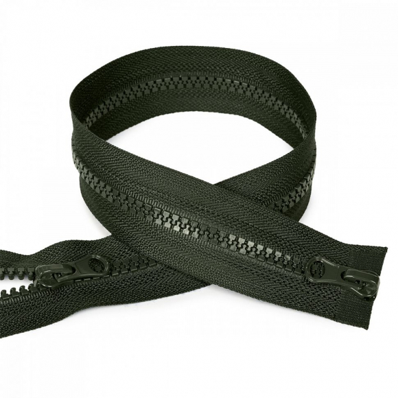 Молния MaxZipper трактор №5 2 замка усил.зв., 65см, цв.F328 хаки уп.50шт