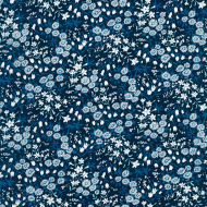 Ткань для пэчворка PEPPY Sevenberry Petite Lawn 122 г/м? 100% хлопок цв.SB-850337D1-4 NAVY уп.50х55 см
