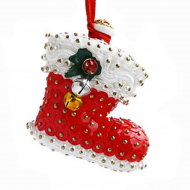 119055_Набор для творчества - елочная игрушка "Сапожок Санты"