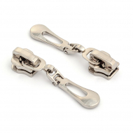 Замок MaxZipper автомат М#5 арт.S5 цв.никель уп.10шт Замок MaxZipper автомат М#5 арт.S5 цв.никель уп.10шт