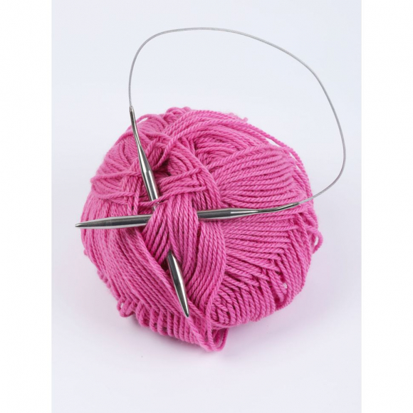 Спицы круговые для вязания на тросиках Maxwell Black арт.60-80 8,0 мм /60 см