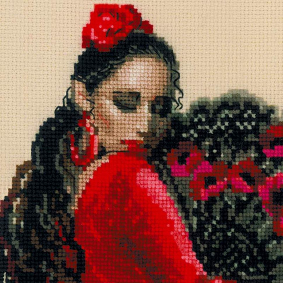 Набор для вышивания РИОЛИС арт.1740 Танцовщица 30х40 см Набор для вышивания РИОЛИС арт.1740 Танцовщица 30х40 см