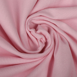 Ткань трикотаж Кулирка с лайкрой 175г опененд 100+100см розовое безе 13-2804 уп.6м