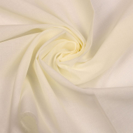 Ткань Батист 72 г/м? 100% хлопок шир.150 см арт.TBY.Bt.03 цв.молочный уп.1м