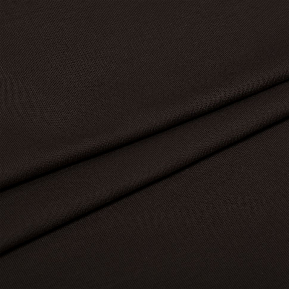 Ткань трикотаж Футер 2х нитка петля с лайкрой 230г пенье 180см шоколад уп.6м