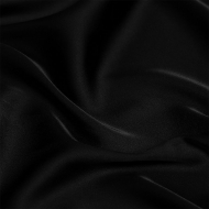 Ткань шелк Армани 90г/м? 97% ПЭ 3% Спандекс шир.150см арт.TBYArm-016 цв.16 черный рул.25м