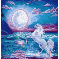 Набор для вышивания СДЕЛАЙ СВОИМИ РУКАМИ арт.Е-03 Единорог 29х29 см