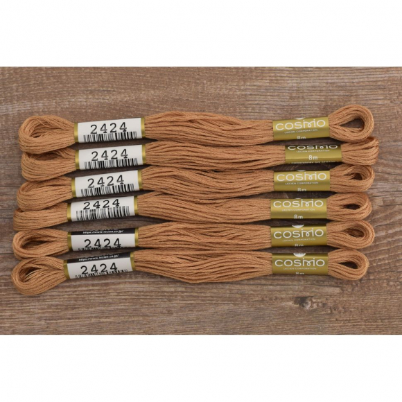 Мулине COSMO однотонный цвет 2424