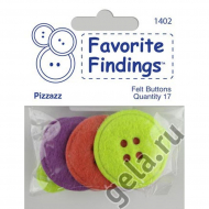 Пуговицы из войлока "Favorite Findings Felt" "Стиль"