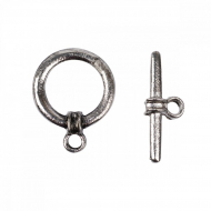 Замок Тогл MAGIC 4 HOBBY для бус арт.MH.111917-2 цв. серебро 15 мм уп.20шт Замок Тогл MAGIC 4 HOBBY для бус арт.MH.111917-2 цв. серебро 15 мм уп.20шт