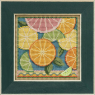 Набор для вышивания бисером MILL HILL Лимон 13,33х13,33 см