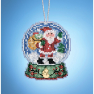 Набор для вышивания бисером MILL HILL Санта - шар 6х8 см