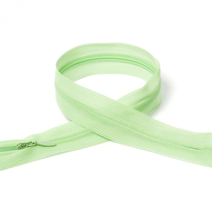 Молния MaxZipper пласт. потайная №3 60см н/р цв.F247 мятный уп.50шт