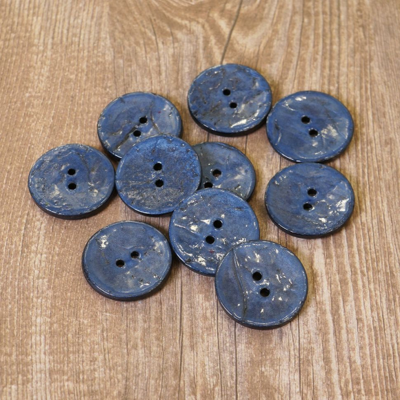 Пуговицы CONCEPT, размер 40, кокос, цвет COL.6 синий