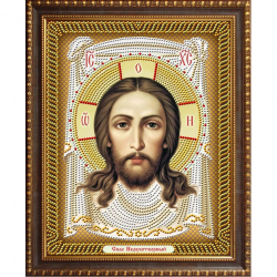 Набор для изготовления картин АЛМАЗНАЯ ЖИВОПИСЬ арт.АЖ.5045 Икона Спас Нерукотворный 22х28 см
