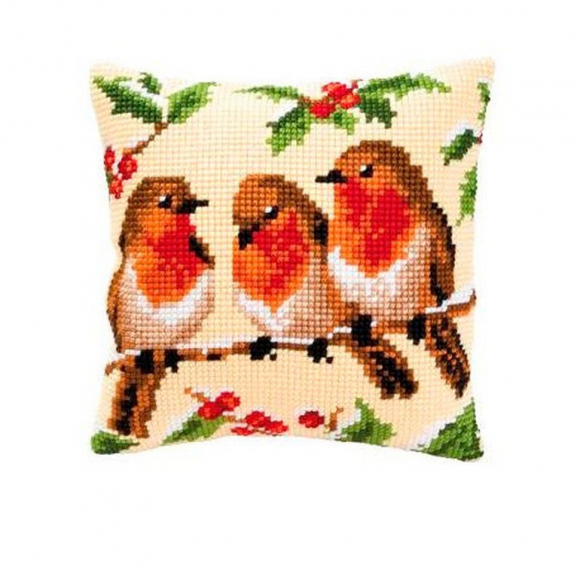 Набор для вышивания VERVACO арт.PN-0008711 Птичье трио 40х40 см