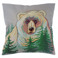 Набор для вышивания МАРЬЯ ИСКУСНИЦА арт.14.001.35 Наволочка Хозяин леса 40х40 см