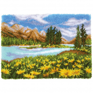 Набор для вышивания VERVACO арт.PN-0174564 Пейзаж гор 51х70 см