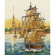 Набор для вышивания МАРЬЯ ИСКУСНИЦА арт.02.007.03 Невский мотив, по картине И. Морозова 30х35 см