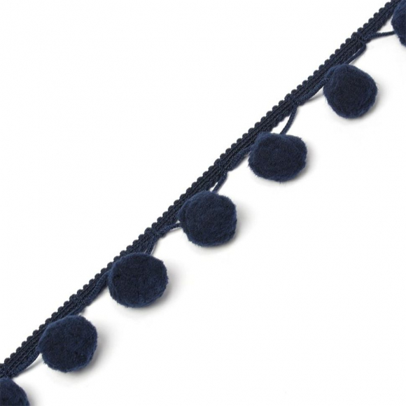 Бахрома арт. 0384-0465 цв.6425 тем.синий шир. 38мм уп.10м