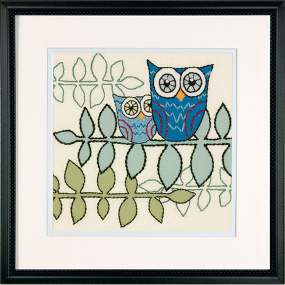 Набор для вышивания DIMENSIONS арт.DMS-72-73730 Совушки 25х25 см