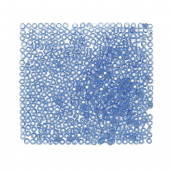 Бисер Япония "TOHO" 11/0  круглый 2  2.2 мм 5 х 5 г №0033 св.синий