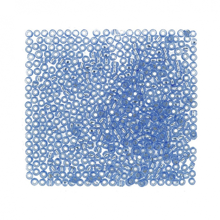 Бисер Япония "TOHO" 11/0  круглый 2  2.2 мм 5 х 5 г №0033 св.синий