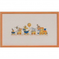 Набор для вышивания PERMIN арт.92-2149 Паровозик 40х23 см