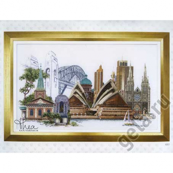 Набор для вышивания THEA GOUVERNEUR арт.480 Сидней 79х50 см
