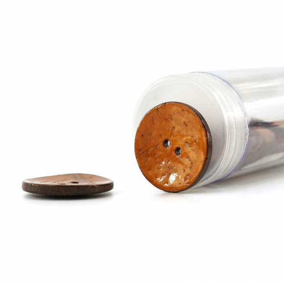 Пуговицы CONCEPT, размер 48, кокос, цвет COL.3 бронзовый