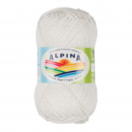 Пряжа ALPINA SHEBBY (100% хлопок) 10х50г/150м цв.10 белый